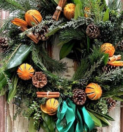 Christmas wreath workshop