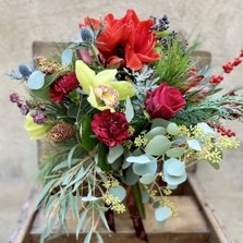 Christmas Reds Handtied Bouquet