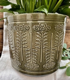 Large Peace Lily with Ceramic Planter